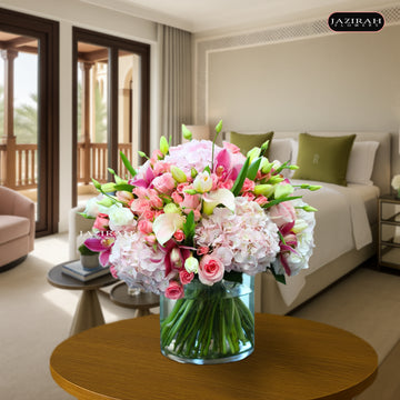 Luxury Mixed Flower Vase – Subscription Plan (Weekly, Monthly, Yearly)