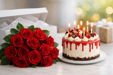 Red Roses and Cake Delivery for Every Celebration
