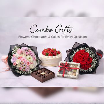 Combo Gifts | Flowers, Chocolates & Cakes for Every Occasion