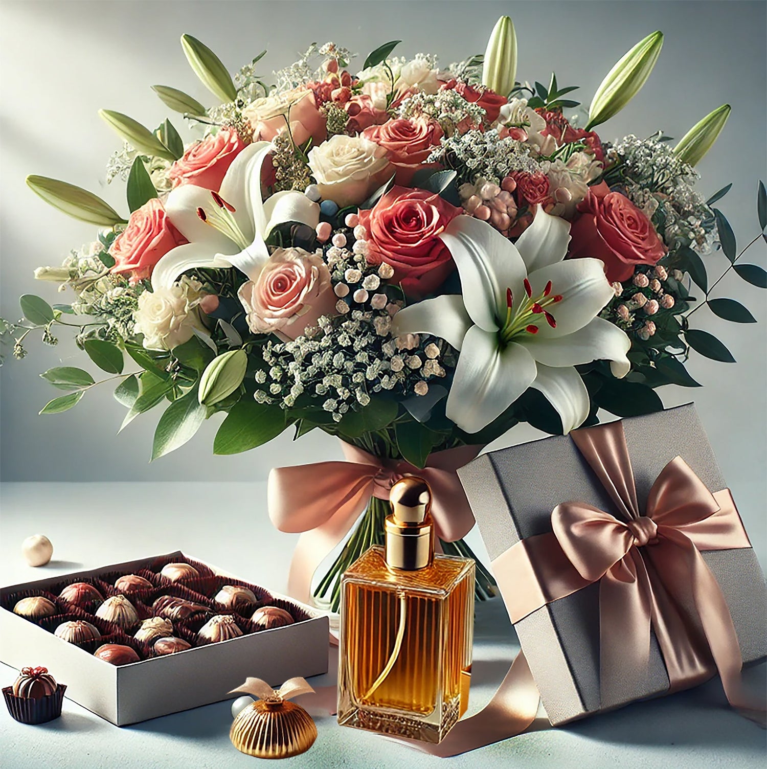 Flowers with Gift