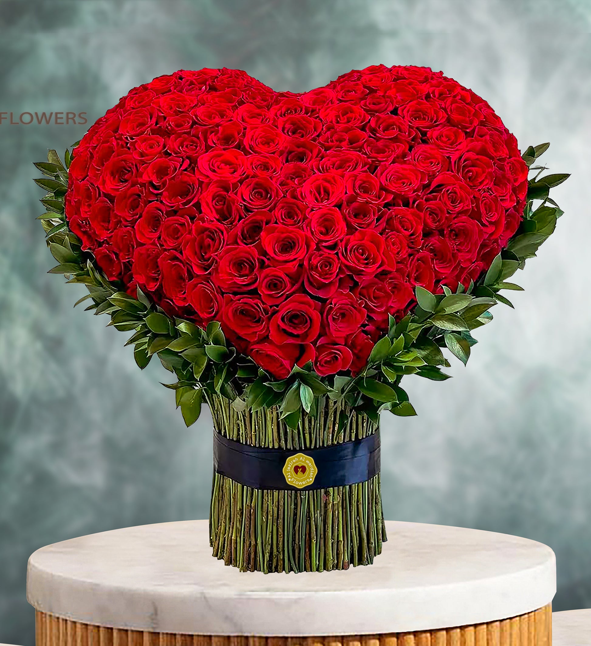 300 red roses bouquet