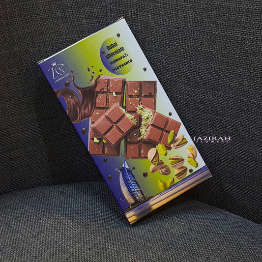Luxury Dubai Chocolate Bar – Kunafa & Pistachio by ZTC
