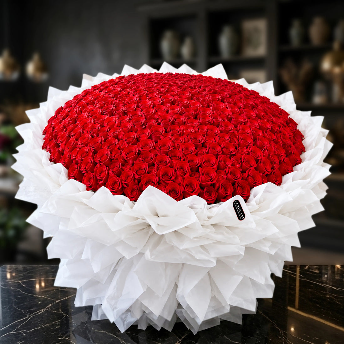 501 Red Roses Luxury Giant Bouquet in Fujairah - Jazirah Flowers   