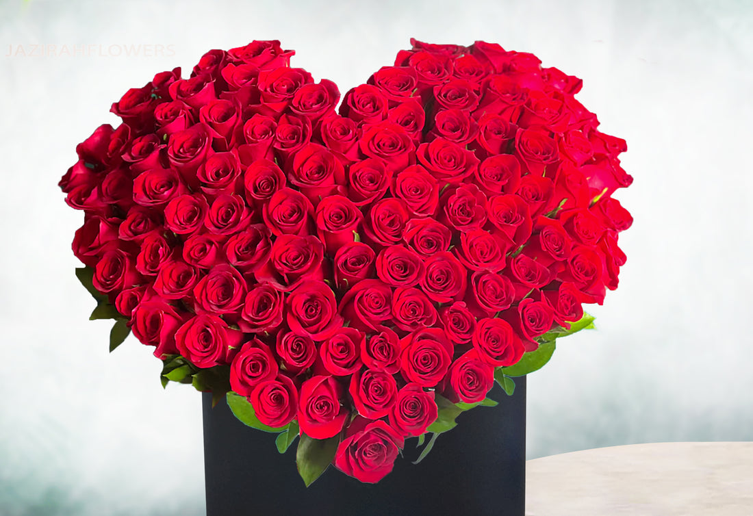 100 Red Roses Bouquet