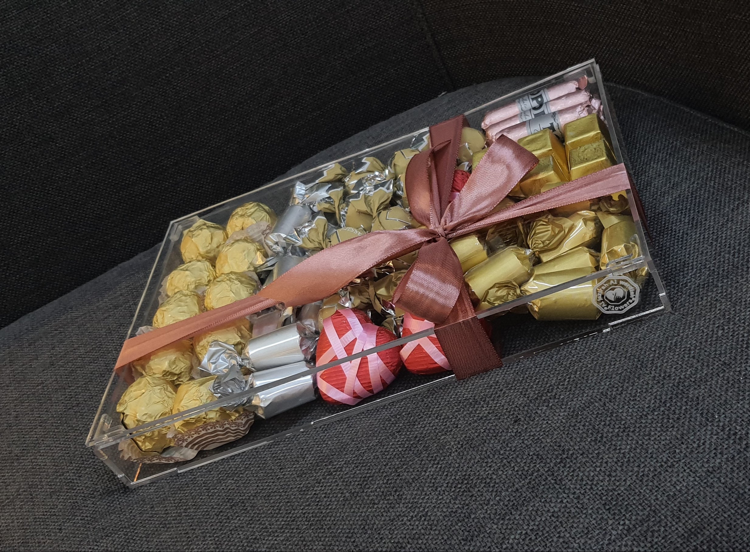 Premium Chocolates In a Luxury Acrylic Box