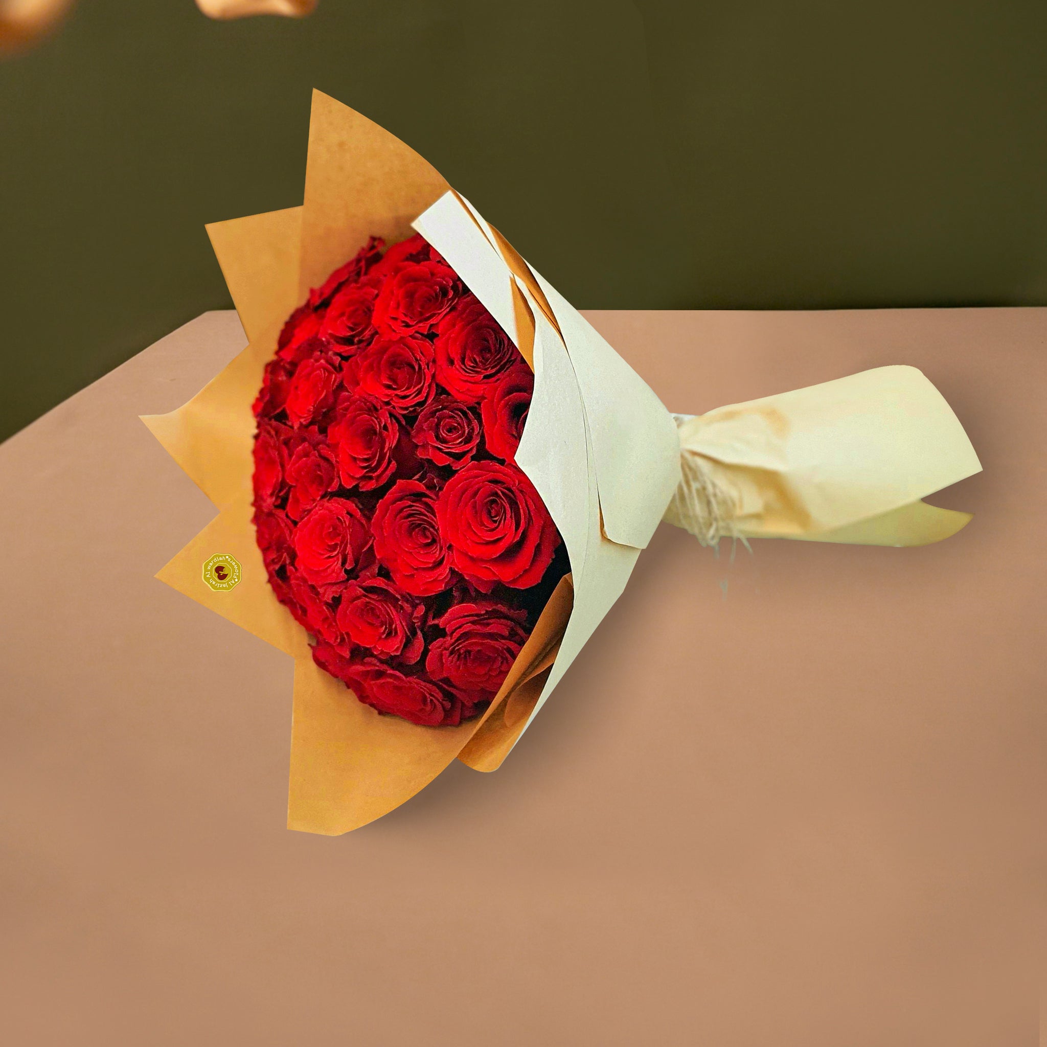 Red roses bouquet Dubai