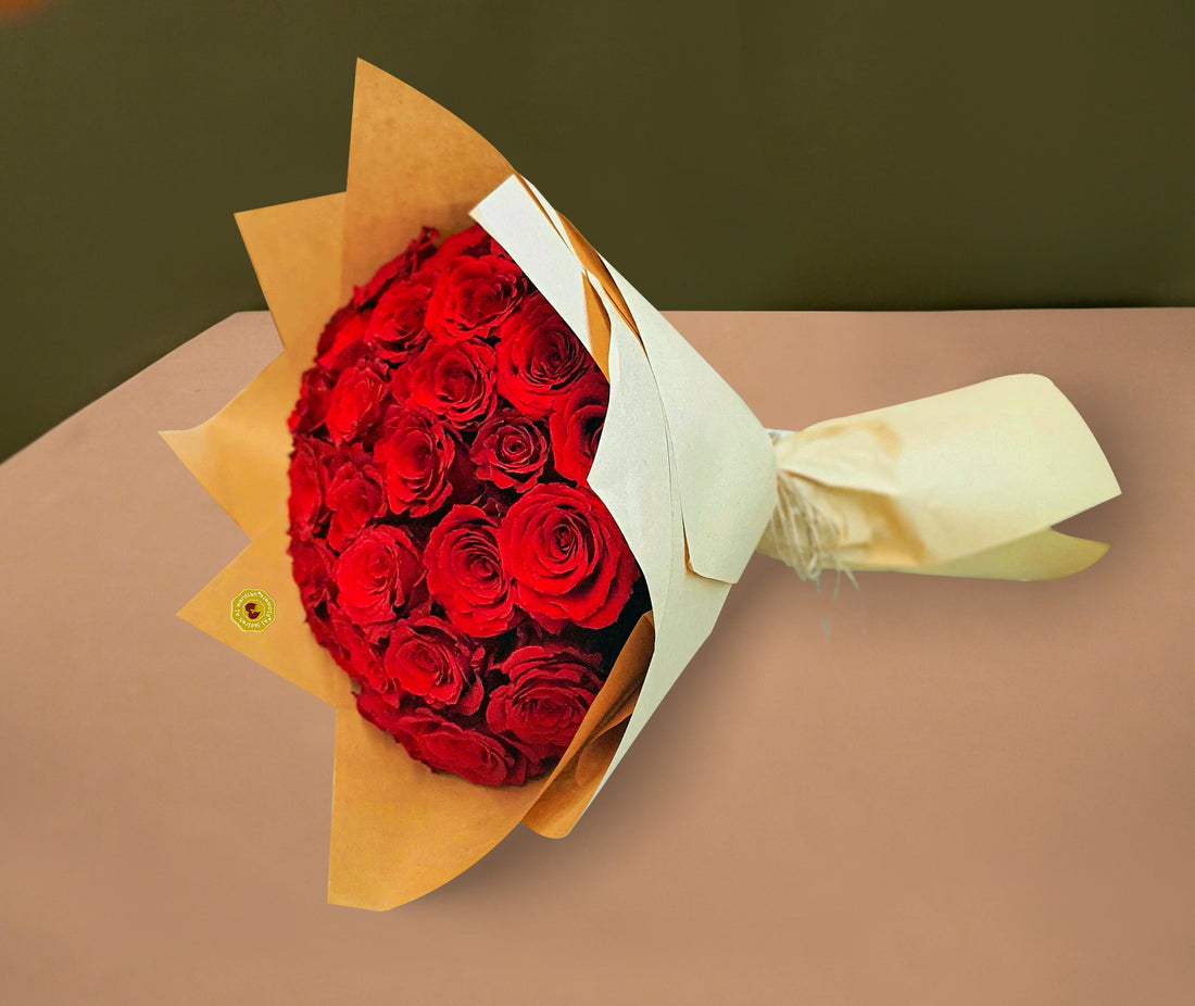 Red roses bouquet Dubai