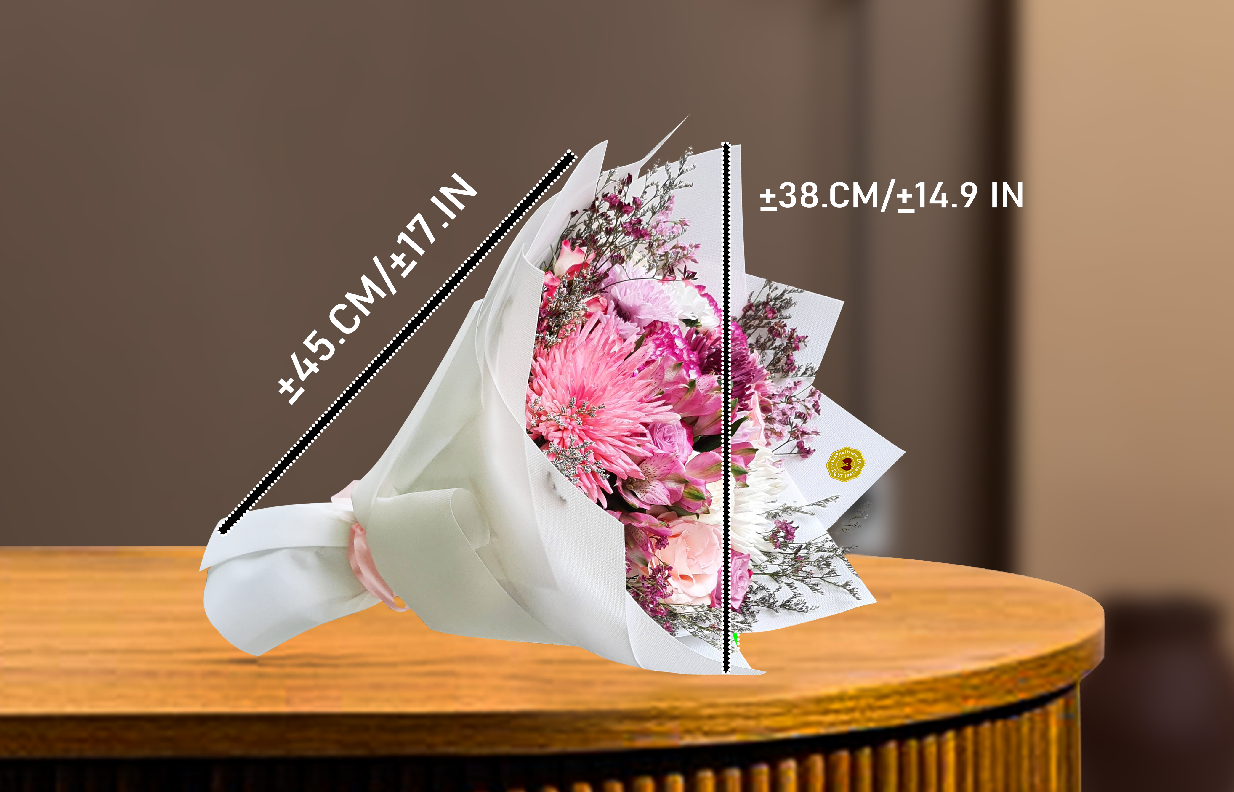 Elegant Mixed Flower Bouquet - باقة زهور مختلطة أنيقة