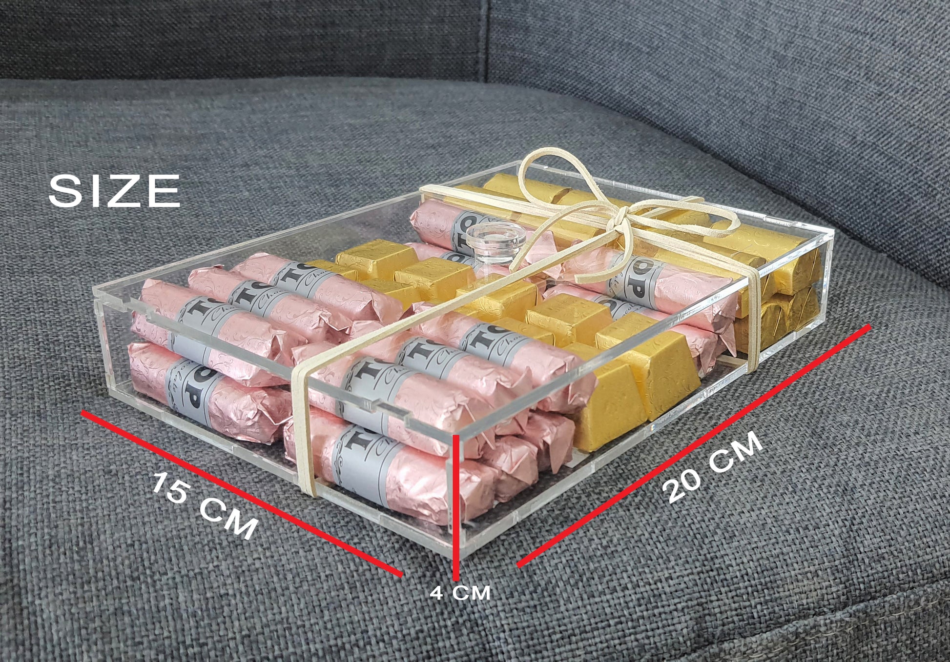 Acrylic chocolate box, Premium quality chocolate, Luxury chocolate